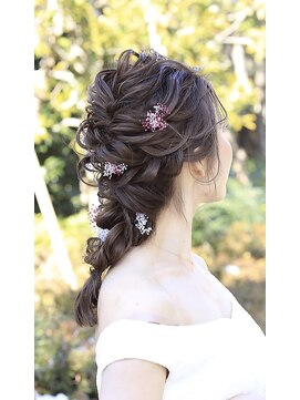 フェリーチェ(Felice) 花嫁　結婚式　ブライダル　パーティー　ドレス　編みおろし