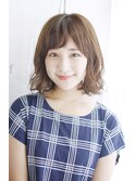 吉祥寺3分/夏のイメチェン耳かけ毛先パーマフォギーベージュ/028