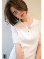 ヌイ 横浜(nui)&nbsp;シアアッシュボブ_くすみカラーラベージュラベンダーピンク