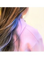 ノチ(Noci)&nbsp;【和田寧々】インナーカラー×Blue