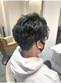 メンズに人気! ”2ブロック×パーマ”♪