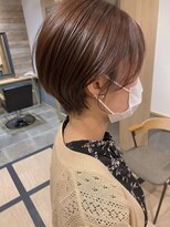 ラボヌールヘアー 札幌店(La Bonheur hair etoile) ◆・ ハンサムショート & サイドバング ・◆ボブウルフ