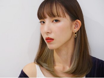 ヘアールームキュー(HAIR ROOM quu+)の写真/【JHCAトリプルスター取得】のスタイリスト在籍！どんなカラーデザインも理想通りで、綺麗な仕上がりに♪