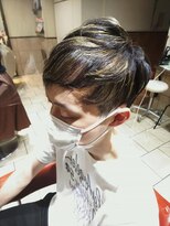 ネオリーブチノ 登戸店(Neolive cino)&nbsp;ハイライト  モノトーン×アッシュグレー