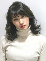 エミュ 表参道 青山(emu)&nbsp;【emu井上信洋】暗髪オリーブデジタルパーマくびれヘア/20代30代