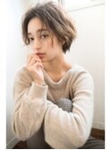《イルミナカラー×TOKIOで作る》アッシュベージュショート