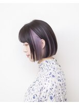 ルプラ ガーデン(le-pla garden) インナーカラー#切りっぱなしボブ#ケアブリーチ#ダブルカラー