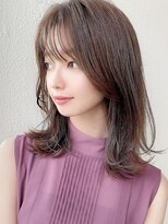 シルクレイ 新宿店(Silk-lei) オリーブエアリーミディの大人ヘア30代