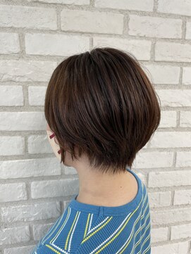 アッシュ 稲田堤店(Ash) ウォームブラウン×ショートボブ