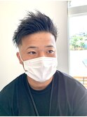 束感ショートレイヤー スキンフェード