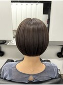 ★デザインカラー/レイヤーカット/ウェットヘアオリーブベージュ