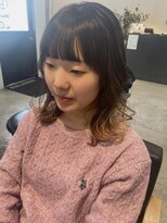 ナンバースリーヘアーラウンジ 溝の口本店(Number Three) 前髪縮毛矯正