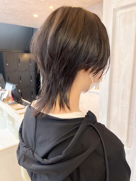 キャアリー(Caary) 福山人気前下がりウルフレイヤー10代20代30代前髪あり春ヘア小顔