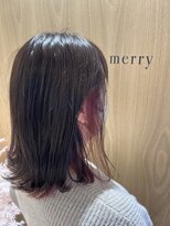 ヘアーポケットメリー(HAIR POCKET merry) インナーカラー×ボブ