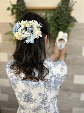 ロカット サロン(Roquat Salon) 推し活ハーフアップヘアアレンジ【立川/国分寺/浴衣着付け】