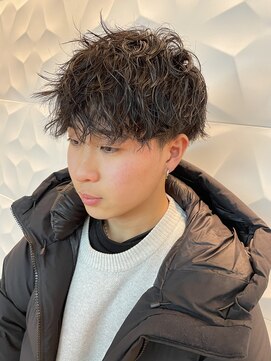 銀座マツナガ 浅草店 ツイストスパイラルツーブロショートスタイル/10代/20代