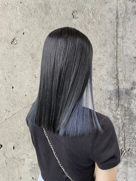 ヘアーデザイン グランツ 平成店(hair design Granz) インナーネイビーブラック