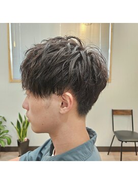 タスクヘアー(task hair) ケアパーマソフトツイストスパイラル×エアリーショート