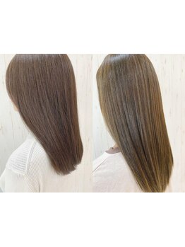 【サロン帰りの美しさを1か月後も】ダメージケアとスタイルの持続を叶える為のフォローにこだわりあり。