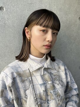 ラボヌールヘアーリアン 川越店(La Bonheur hair Lien) ワイドバング×インナーカラー