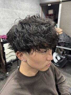 ミオ(Mio) 滋賀/南草津/メンズ美容室/波巻きツイストスパイラルパーマ