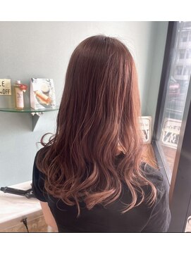 ヘアーサロンクレオ(CREO) オレンジベージュ