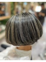 イメージア 町田店(IMAGE A) ショートボブコントラストハイライトケアブリーチ