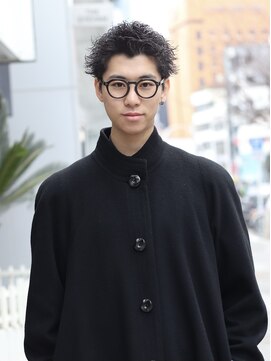 シーズ 栄(sea's) スパイキーショートパーマ