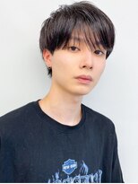 サロンリベルテ(salon Liberte) ◎秋の大人シースルーマッシュ黒髪!ネープレスショート束感