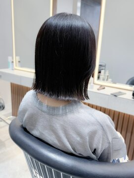 ロンド ロワール 門前仲町(Lond Loire) ボブショートボブ縮毛矯正ベージュグレージュ門前仲町