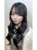 韓国ヨシンモリ/シースルーバング/顔まわりレイヤーカット