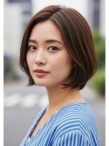 ネオリーブアイム 横浜西口店(Neolive aim)&nbsp;ワンカールボブ/小顔/ベージュ/レイヤー/韓国/ショートボブ/sk12