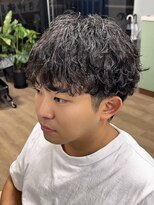 ヨリ サッポロ 札幌大通(yori SAPPORO) ニュアンスパーマ/センターパート/韓国マッシュ/ダークアッシュ