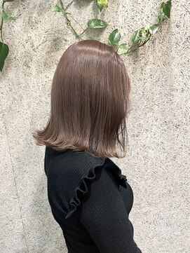 20代30代40代髪質改善カラーアッシュベージュ艶感ストレート