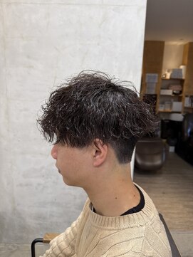 波巻きツイストスパイラルパーマ