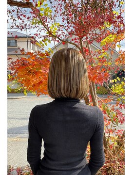 ペスカケイクリエイティブ(PESCA K-CREATIVE) イルミナオーシャン×透明感ハイライトボブ