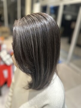 白髪ぼかしハイライト