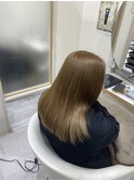 ブリーチなしミルクティーベージュ