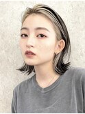 渋谷ケアブリーチフェイスフレーミングホワイトブロンド金髪◆