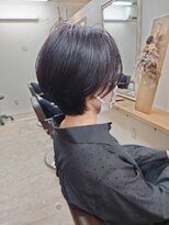 ファム 札幌大通(fam)&nbsp;冬◎前髪なし似合わせハンサムショート×透明感