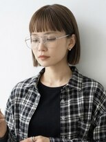 キビト(kibito)&nbsp;東新宿御苑オン眉ボブミニボブチョコレートカラー20代30代40代