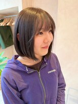 オン キャナルシティ博多前店(on) 【中里恵梨】ボブ/チョコレートブラウン/ケアカラー/艶カラー