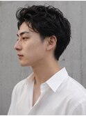 ショートツイストマッシュシャドウパーマクリームパーマ