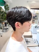 ノラ ウメダ(NORA UMEDA)&nbsp;韓国ヘア ダウンパーマ×毛流れシースルーマッシュ