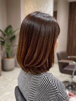 ロンロンシャ 都ホテル店(RONRONCHAT) 40代×自然なツヤ髪×ボブ×上本町