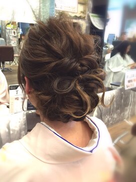 フェリシータ 緑地公園店(felicita) 結婚式フォーマル和装編み込みスタイル