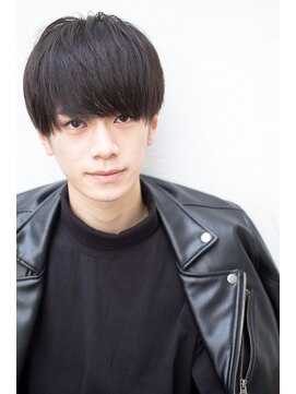 ローハ(Lowha) ★Lowha★黒髪マッシュ韓国マッシュソフトツーブロック