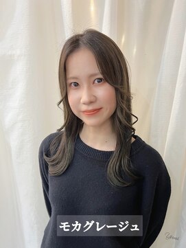 スイート ヘアデザイン(Suite HAIR DESIGN) 《Suite》モカグレージュ ロング 透明感カラー