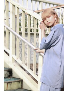 エルソル(Elsol) 【Elsol】ハイトーン切りっぱなしボブ