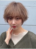 大人かわいいニュアンスパーマ★無造作ボブ★